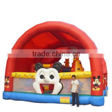 2016 hot commercial giant inflatable bounce house