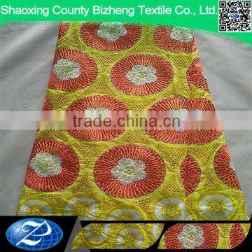 Wholesale yellow African swiss voile lace in switzerland