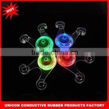 Popular silicone multi color mini led bike light