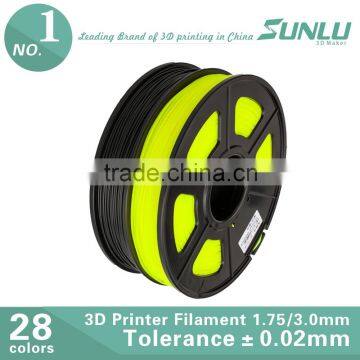 double color 1.75mm 3d printing materials abs 3d printer filament