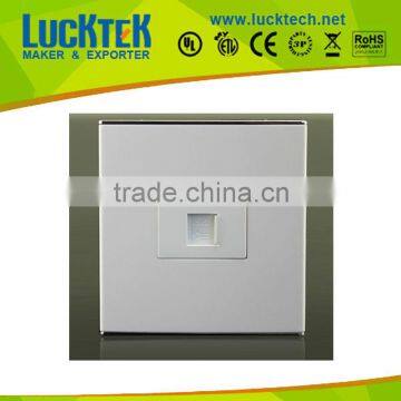 Integrated module type RJ11 telephone wall face plate 86*86