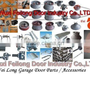 Garage Door Parts --- Hinges, Torsion Springs, Rollers, Cable Drums, Track Kits, Brackets, Emergency Lock, Handle