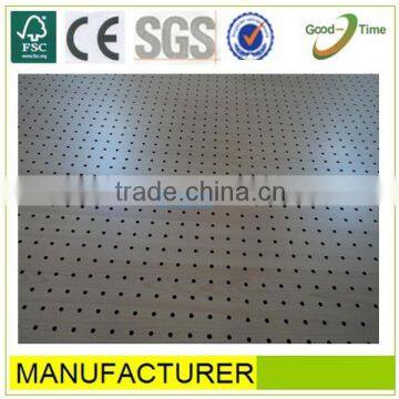 cherry melamined high quality MDF wooden peg board