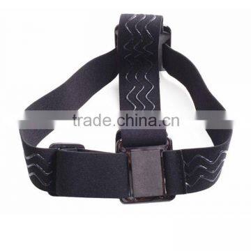 Elastic Adjustable Head Strap For GoPro Hero 3+/3/2/1, with anti-slide glue like original one, with storage bag GP23