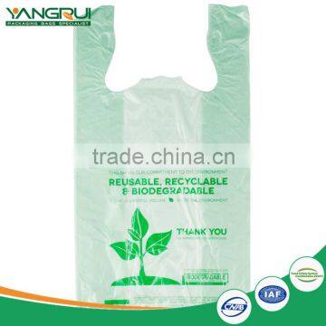 plastic t-shirt bag 100% biodegradable shopping bag                        
                                                                                Supplier's Choice