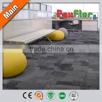 Comercial Waterproof carpet tiles with PVC backing