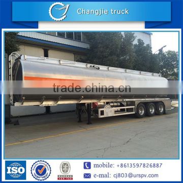 high performance hot sale Fuwa or BPW 3 axle 50000 liter fuel tank semi trailer