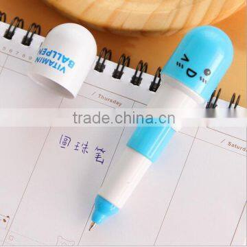 Lovely Kawaii Pill Ballpoint Pen Cute Learning Stationery photo-3