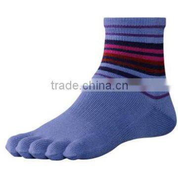 stripe footie men's funny custom toe sock