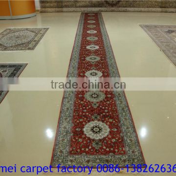 corridor blanket handmade factory hand knotted persian silk factory guangzhou corridor blanket