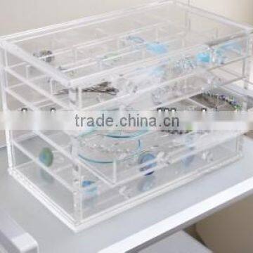 clear acrylic makeup storage box