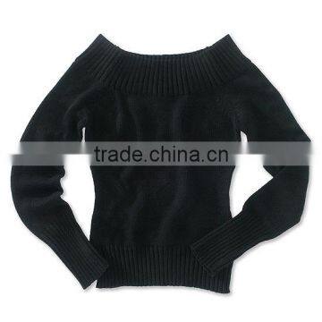 Boat Neck Women's Sweater