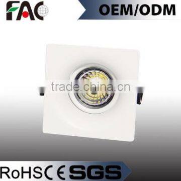 Modern SGS stores 7w 8 inch led retrofit recessed downlight