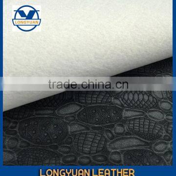Embossing Artificial Leather Made in China With Pineapple Design for Shoes photo-2