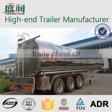 3 axles 45000L fuel trailer tanker for crude oil transportation