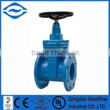 High quality cast iron non-rising stem gate valve