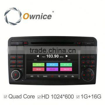 Wholwsale ownice quad core android 4.4 car audio player for Mercedes-benz GL-X164 support rear camera ipod dvr USB