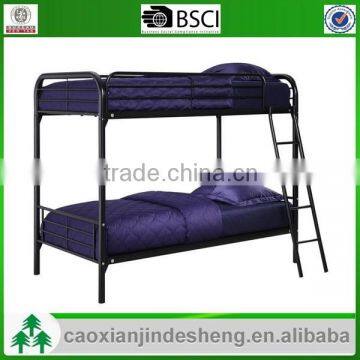 China made for military metal twin over twin bunk bed - Black powder coating TT-17