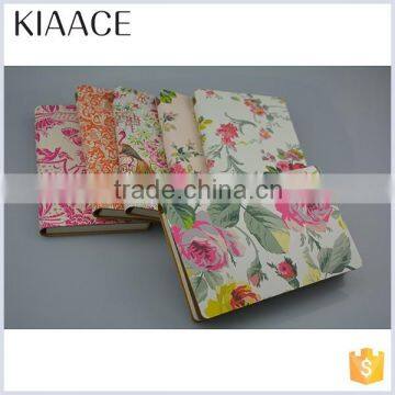 2015 New style retro print cover office supply kraft paper blank notebook