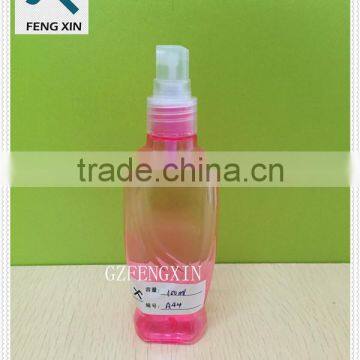 100ml Pink Travel size Tonic Fine Spray Perfume PET Plastic Bottle with Pump Sprayer