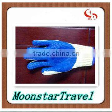 best quality latex palm coated western safety gloves