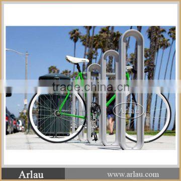 Street cast aluminum bike rack