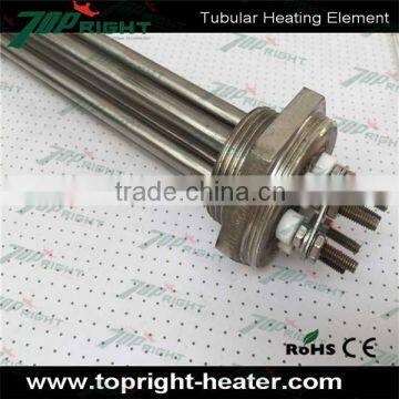 U shape high quality customsized stainless flange tubular heater