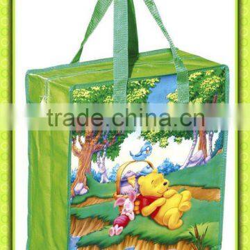 pp non woven bag with zipper