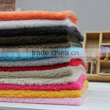 100 polyester coral fleece for winter women fancy slippers