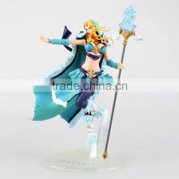 3D plastic PVC dota 2 anime sexy girl Crystal Maiden action figure cartoon model toys Customize hero pvc 1/6 collection oem odm