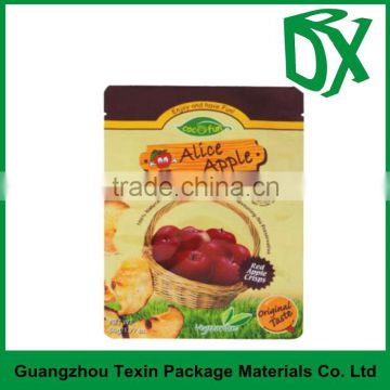 Customized printing pouch food packaging nylon bag zipper from guangzhou