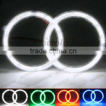 Auto lighting system 80MM DC8-30V 3014 SMD LED Angel Eyes ring / Halo Ring Halo Light 80MM LED ANGEL EYES White red blue green