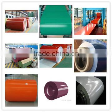 Prepainted Steel Coil PPGI Coil for Roofing Metal PPGI color coated roofing sheet ASTM JIS GB prepainted steel coil hot sales