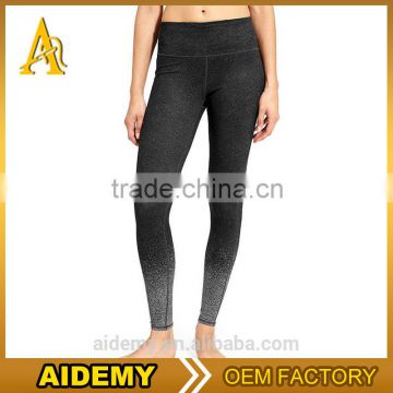 OEM women fitness compression yoga pants printed leggings