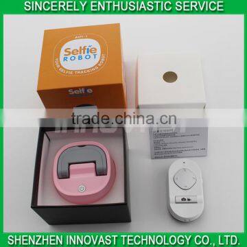 Bluetooth Connected Smart Selfie Robot /Mobile Phone Holder 360 degree Rotate Face Tracking
