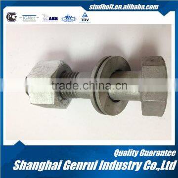 high quality Astm A325 half Threaded Hex Bolt and nut