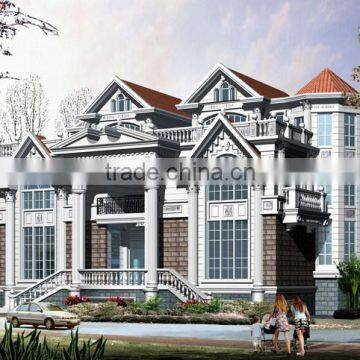 Fty pre steel structure comfortable.luxury villa prefabricated house