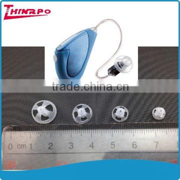 Hearing aid accessories transprent hearing aid silicone ear tips different sizes