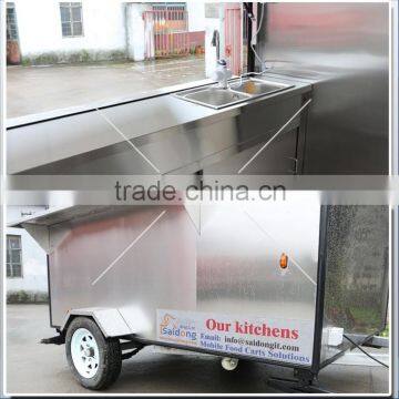Spacious New Design!!Shanghai Towing Chinese Food Trailer FV-240 Made China photo-5