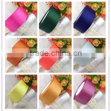 wholesale 1-1/2" (40mm) single face satin ribbon,25 yards/roll 100% polyester ribbon various colors