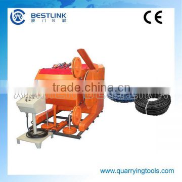 Diamond wire saw machine for cutting granite quarry