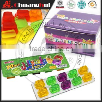 High Quality Attractive 10 in 1 Jelly Cube / 10pcs Fruit Jelly Cup