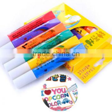 Hot selling popcorn pen bubble pen , diy painting pen