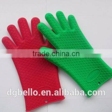 5 Fingers Oven Mitts Silicone Gloves Set Of 2 photo-2