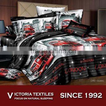 king queen size duvet quilt cover set plus 2 pillow covers london print bedding sets