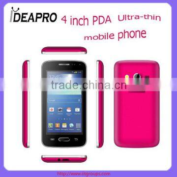 low cost quad band dual sim 4.0 inch touch screen PDA mobile phone G386F