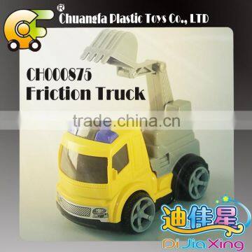 2015 best gift-plastic small friction truck toys navvy toys rooter toys