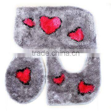 Shaggy Silk Polyester Carpet for Bath Room photo-6