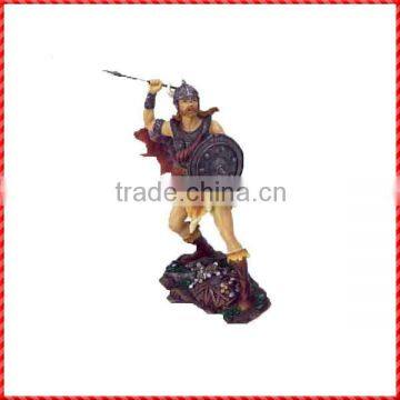 High quality resin handmade viking figurines Viking Shield