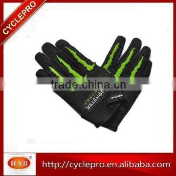 Cheaper Model Monster Lycra Full Finger Bicycle Gloves photo-2